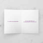 Admin Professionals Tag mit Streifen und Telefon Karte (Innenseite)