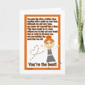 Admin Professionals Tag mit Verse Karte (Vorderseite)