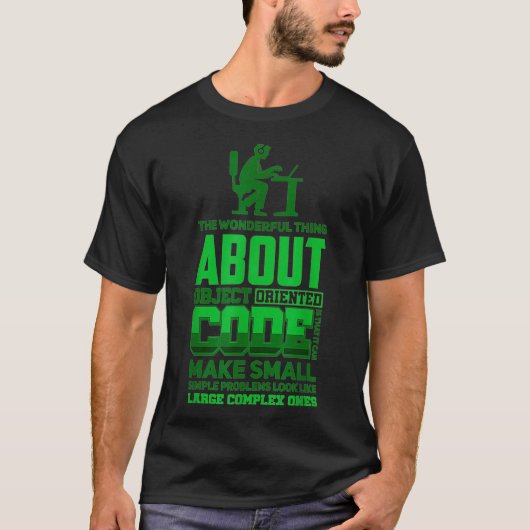 Admin Programmer Linu Binärkode T-Shirt (Vorderseite)