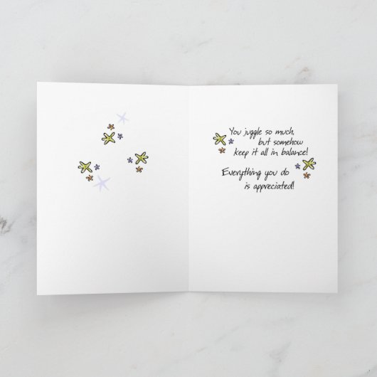 Admin-Protagesbalancieren Karte (Innenseite)