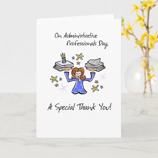 Admin-Protagesbalancieren Karte (Gelbe Blume)