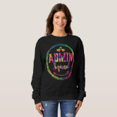 Admin Squad Admin Assistant Office Squad Team Vin Sweatshirt (Vorne ganz)
