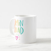 Admin Squad Administrator Apprecision School Admi Kaffeetasse (Vorderseite Links)