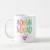 Admin Squad Administrator Apprecision School Admi Kaffeetasse (Links)