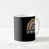 Admin Squad Administrator Rainbow Teacher Back To Kaffeetasse (VorderseiteRechts)