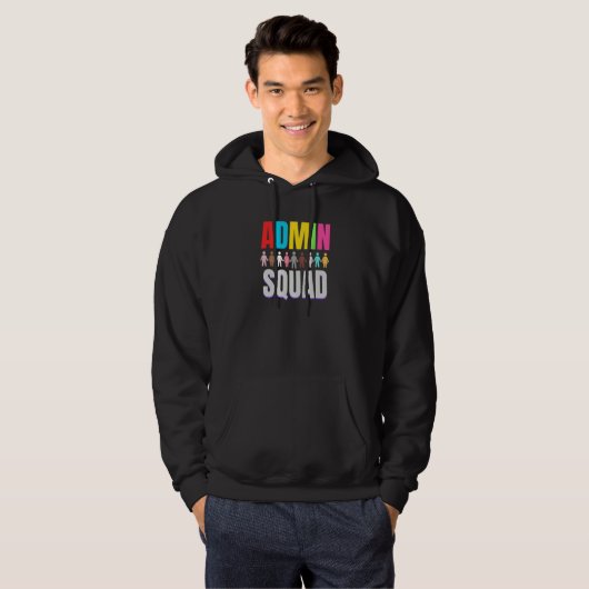Admin Squad Crew Administrator Admin Office squad Hoodie (Vorne ganz)