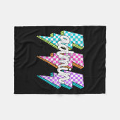 Admin Squad Lightning Bolt School Istant Principal Fleecedecke (Vorderseite (Horizontal))