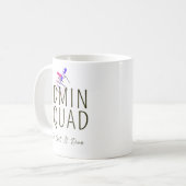 Admin Squad - Personalisiert Kaffeetasse (Vorderseite Links)