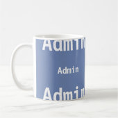 Admin-Tasse Kaffeetasse (Links)
