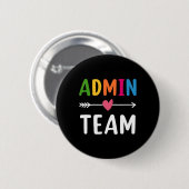 Admin-Team Zurück zur Schule Matching-Gruppen-Squa Button (Vorne & Hinten)
