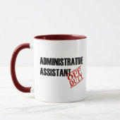 Admin-Vorlage dienstfrei Tasse (Links)