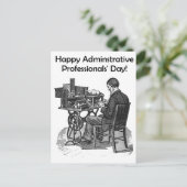 Administrativ Beruflich Day Male Typische Kunst Postkarte (Stehend Vorderseite)