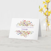 Administrative Assistant Admin Pro Tag Karte (Gelbe Blume)
