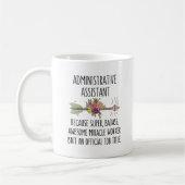 Administrative Assistentin Gift Idea Kaffee Tasse (Links)