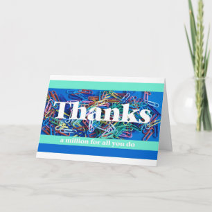Administrative Beruflich Day Card — Danke