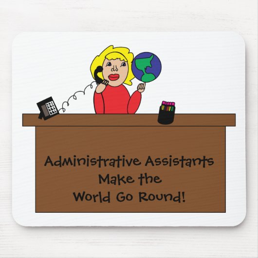 Administrative Beruflich World Mousepad (Vorne)