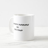 Administrative Berufliche Super Hero-Tasse Kaffeetasse (Vorderseite Links)