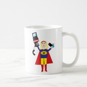 Administrative Berufliche Super Hero-Tasse Kaffeetasse