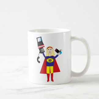 Administrative Berufliche Super Hero-Tasse Kaffeetasse