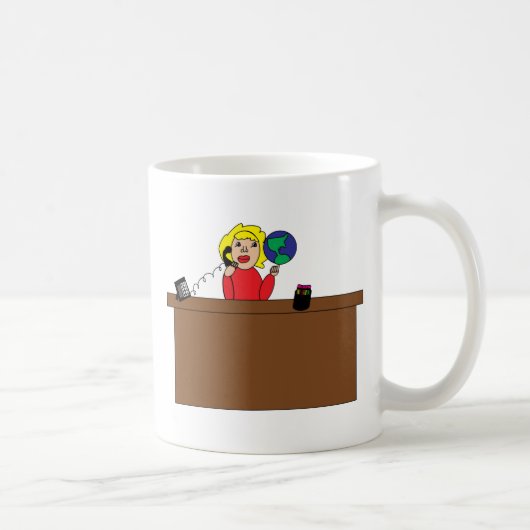 Administrative Berufliche Welt personalisieren Kaffeetasse (Rechts)