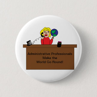 Administrative Berufliche Weltordnung Button