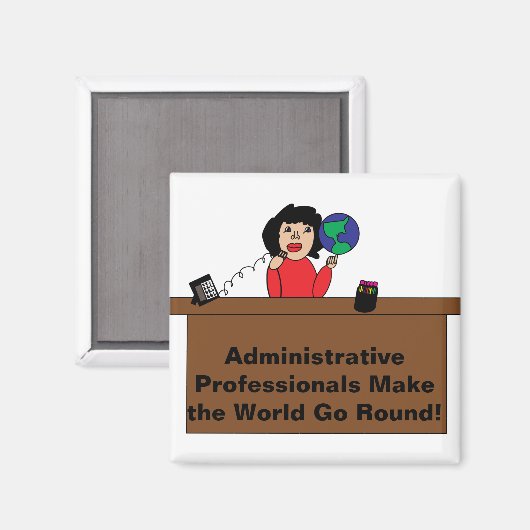 Administrative Berufliche Weltzeitschrift Magnet (Vorderseite/Rückseite)