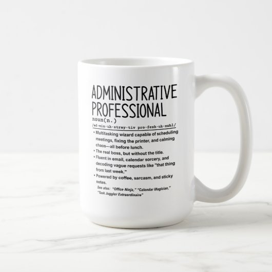 Administrative professional kaffeetasse (Rechts)