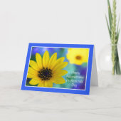 Administrative Professionals Day Garden Sonnenblum Karte (Vorderseite)
