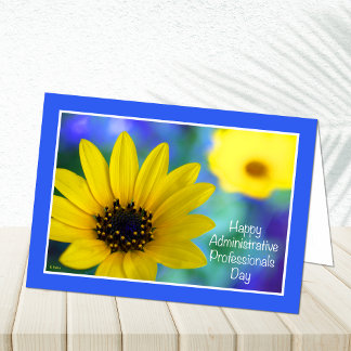 Administrative Professionals Day Garden Sonnenblum Karte