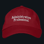 administrativer Beruflicher GAP-Verwaltungsratgebe Bestickte Baseballkappe<br><div class="desc">Verbessern Sie Ihr berufliches Image mit unserer administrativen Beruflichen Cap,  die für diejenigen konzipiert ist,  die sich in der Büroverwaltung und in der Verwaltung hervorragend einsetzen. Diese Kappe verbindet Stil,  Komfort und Funktionalität zu Ihrem beruflichen Kleidungsstück. Sie können den Hat-Namen ändern oder bearbeiten.</div>