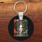 Administrator Afro American Black History Schlüsselanhänger (Vorderseite)