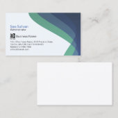 Administrator Business Management Blue Streams Visitenkarte (Vorne/Hinten)