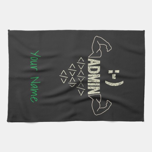 Administrator IT Sysadmin Informatiker Geschirrtuch (Horizontal)