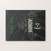 Administrator IT Sysadmin Informatiker Puzzle (Horizontal)