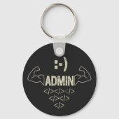 Administrator IT Sysadmin Informatiker Schlüsselanhänger (Vorderseite)