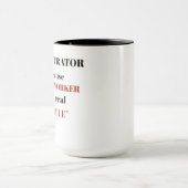 Administrator nur wegen des Wunderarbeiters Tasse (Zentrum)