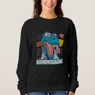 Adminosaurus Code Coding Tech Software-Entwickler Sweatshirt