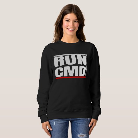 Admins Programmers Run CMD Sweatshirt (Vorne ganz)
