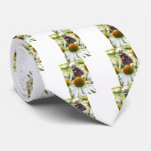 Admiral Butterfly auf Blume Krawatte (Gerollt)