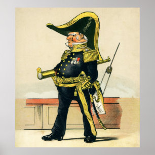 Admiral der königlichen Marine Poster