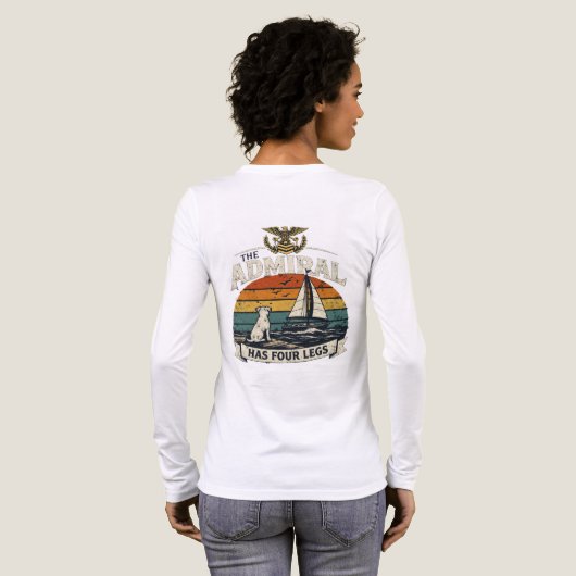 Admiral des Docks Tri-Blend-Shirt Tri-Blend Shirt (Voller Rückseite)