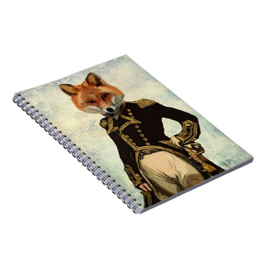 Admiral Fox Full 2 Notizblock (Rechte Seite)