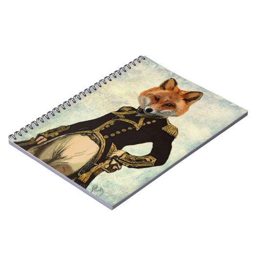 Admiral Fox Full 2 Notizblock (Linke Seite)