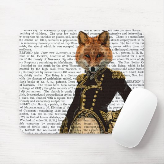 Admiral Fox Full Mousepad (Mit Mouse)