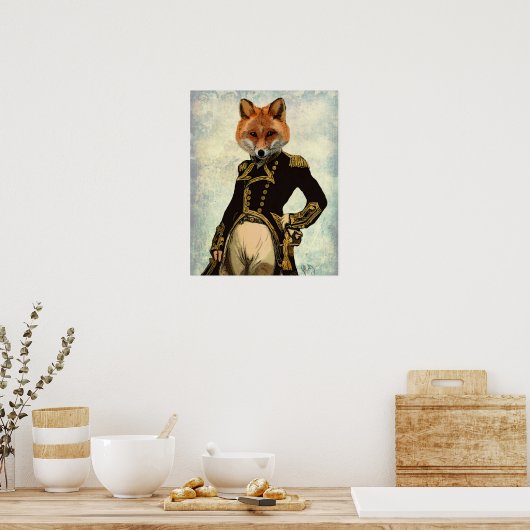 Admiral Fox Full Poster (Küche)