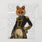 Admiral Fox Full Postkarte (Vorderseite)