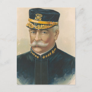 Admiral George Dewey Postkarte