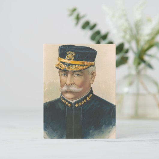 Admiral George Dewey Postkarte (Stehend Vorderseite)