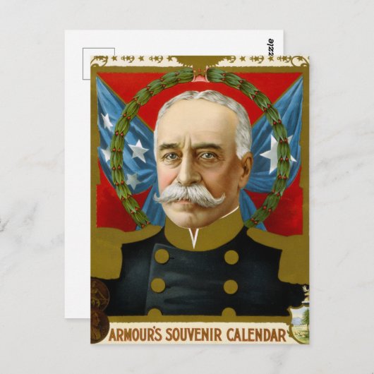 Admiral George Dewey Postkarte (Vorne/Hinten)