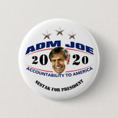 Admiral Joe Sestak für Präsident Button (Vorderseite)